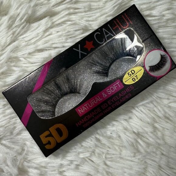 Dysilk 3Pr 3D Lashes + XCahui 5D Human Hair Lashes + Lash Adhesive + Remover Set - Picture 5 of 11